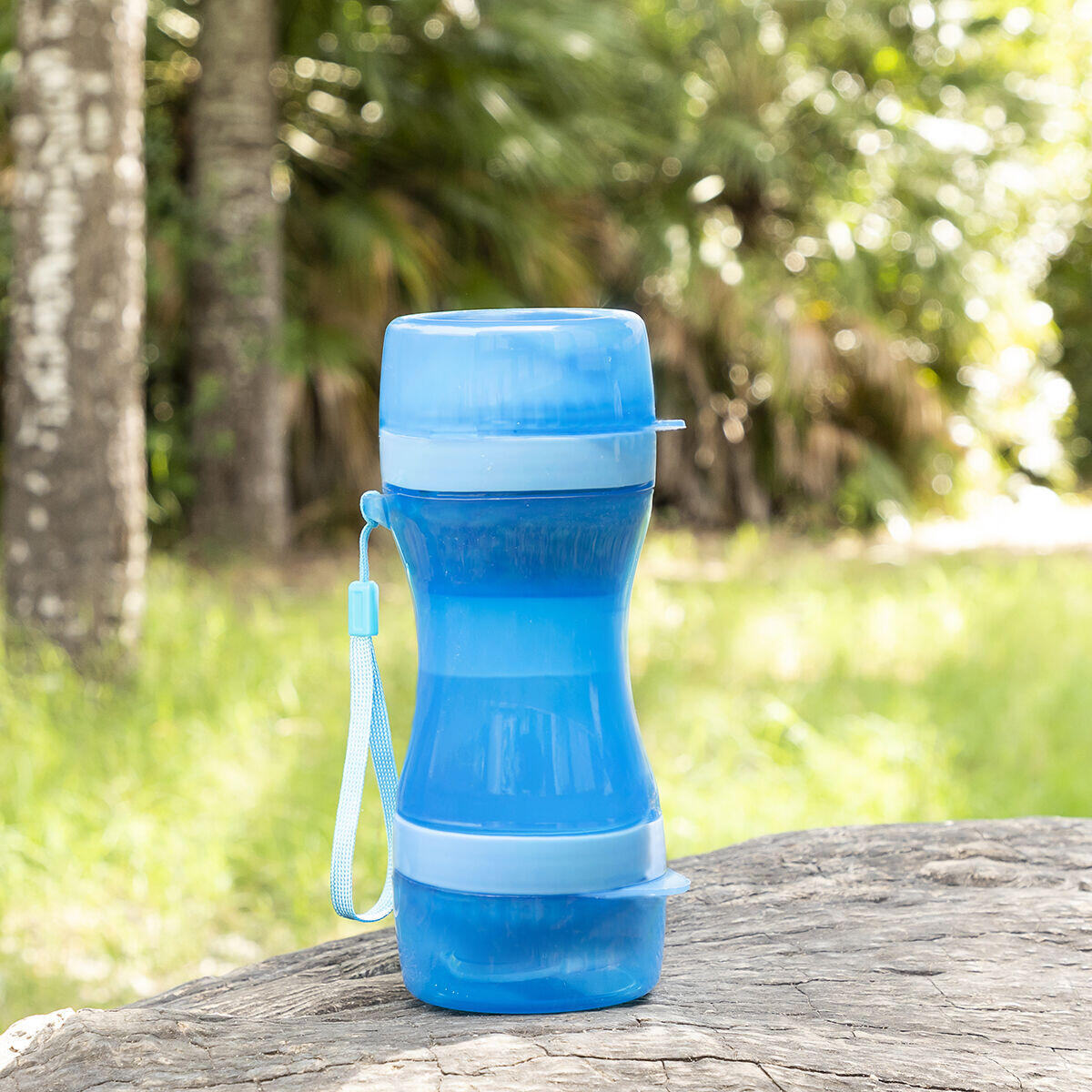 Botella con Depósito de Agua y Comida para Mascotas 2 en 1 - Accesorios para mascotas Mascotonas