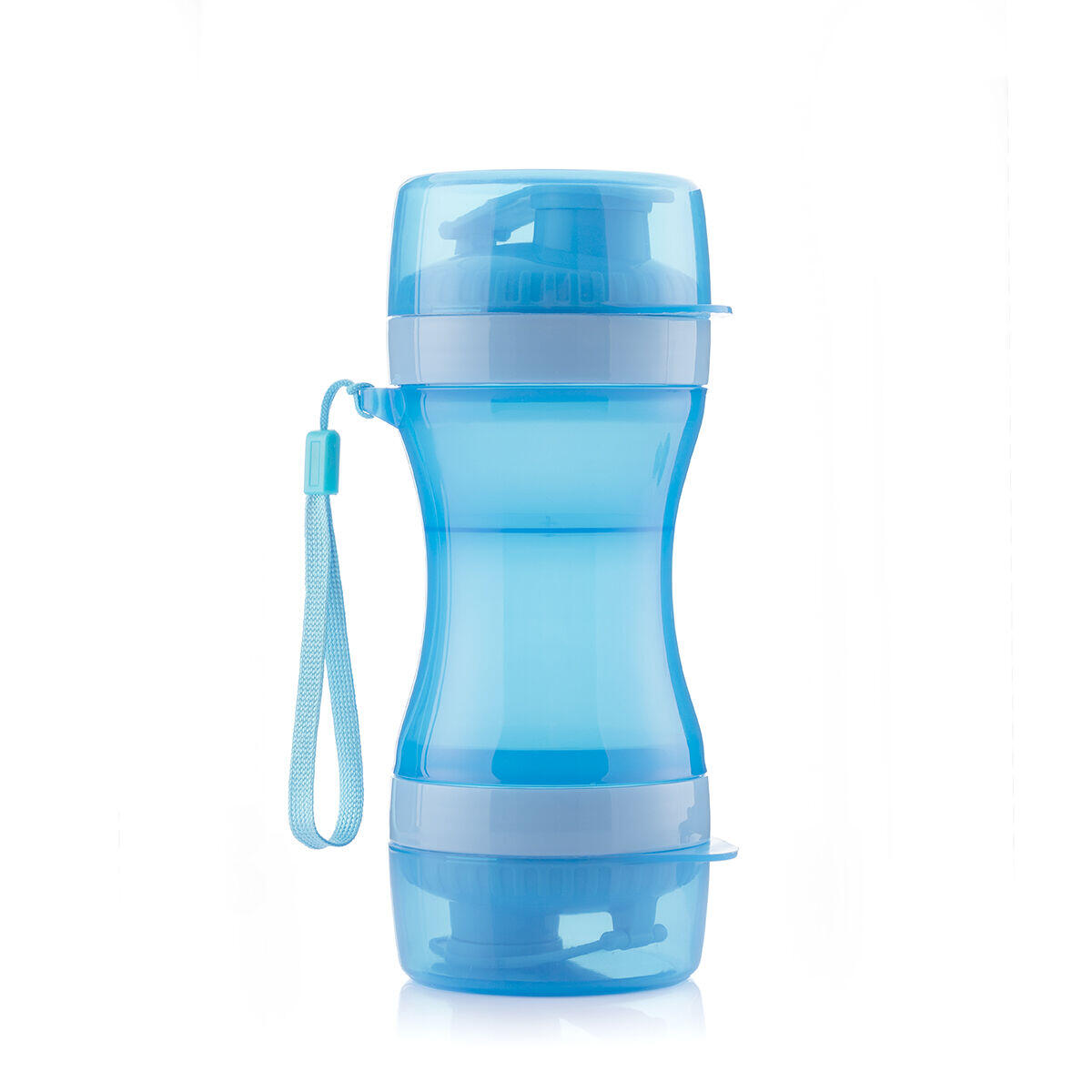Botella con Depósito de Agua y Comida para Mascotas 2 en 1 - Accesorios para mascotas Mascotonas