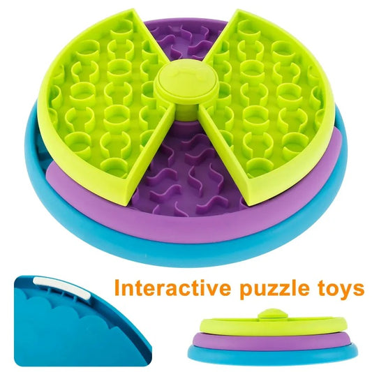 Comedero Interactivo de 3 Niveles – ¡Convierte Cada Comida en un Juego de Ingenio para tu Mascota! - Accesorios para mascotas Mascotonas
