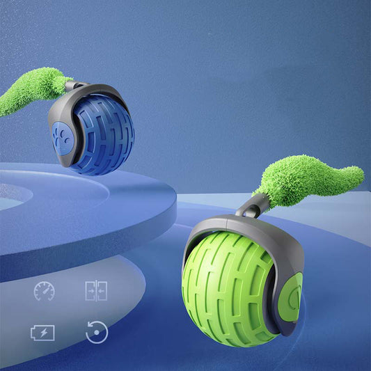 Juguete Inteligente para Gatos – Bola Interactiva Silenciosa y Resistente con Movimiento Autónomo - Accesorios para mascotas Mascotonas