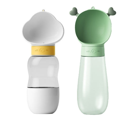 Botella de Agua Portátil para Perros con Compartimento para Snacks – Hidratación y Comodidad en tus Paseos - Accesorios para mascotas Mascotonas