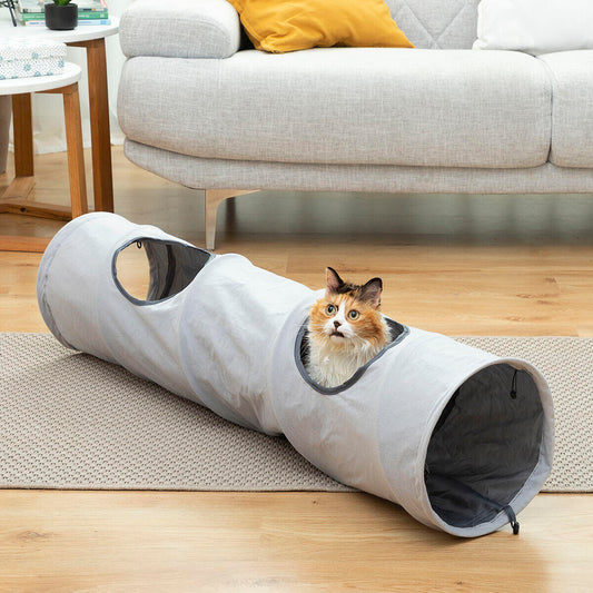 Túnel Plegable para Gatos - Accesorios para mascotas Mascotonas